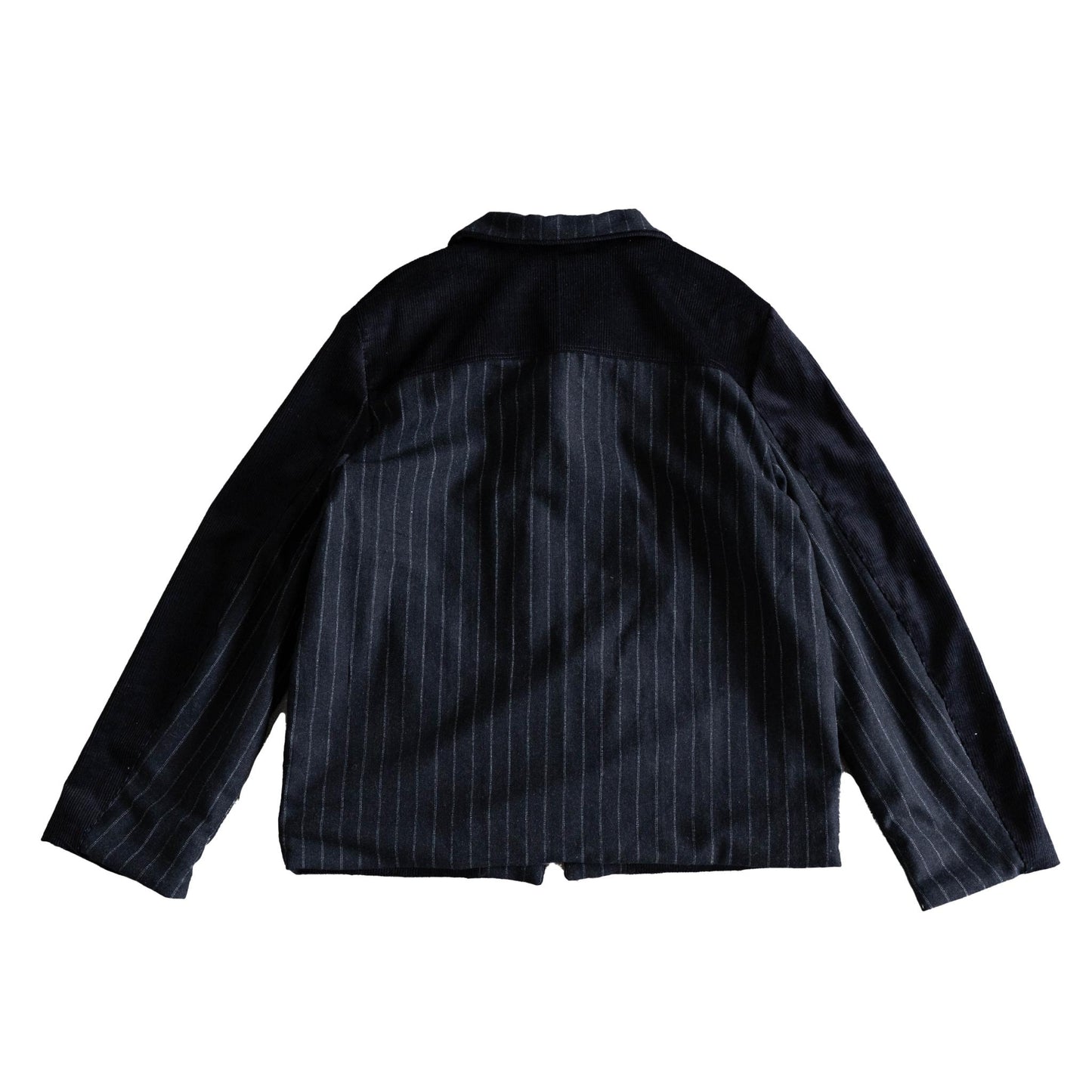 Black Pinstripe + Corduroy Jacket