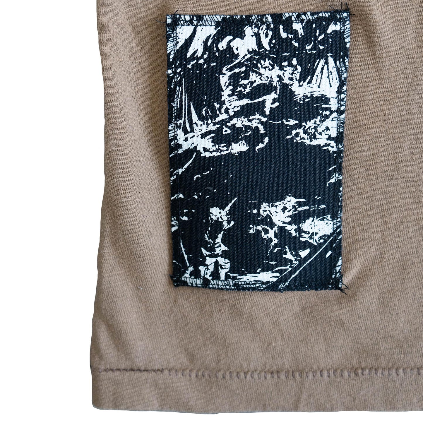 Brown Single Stitch Tee