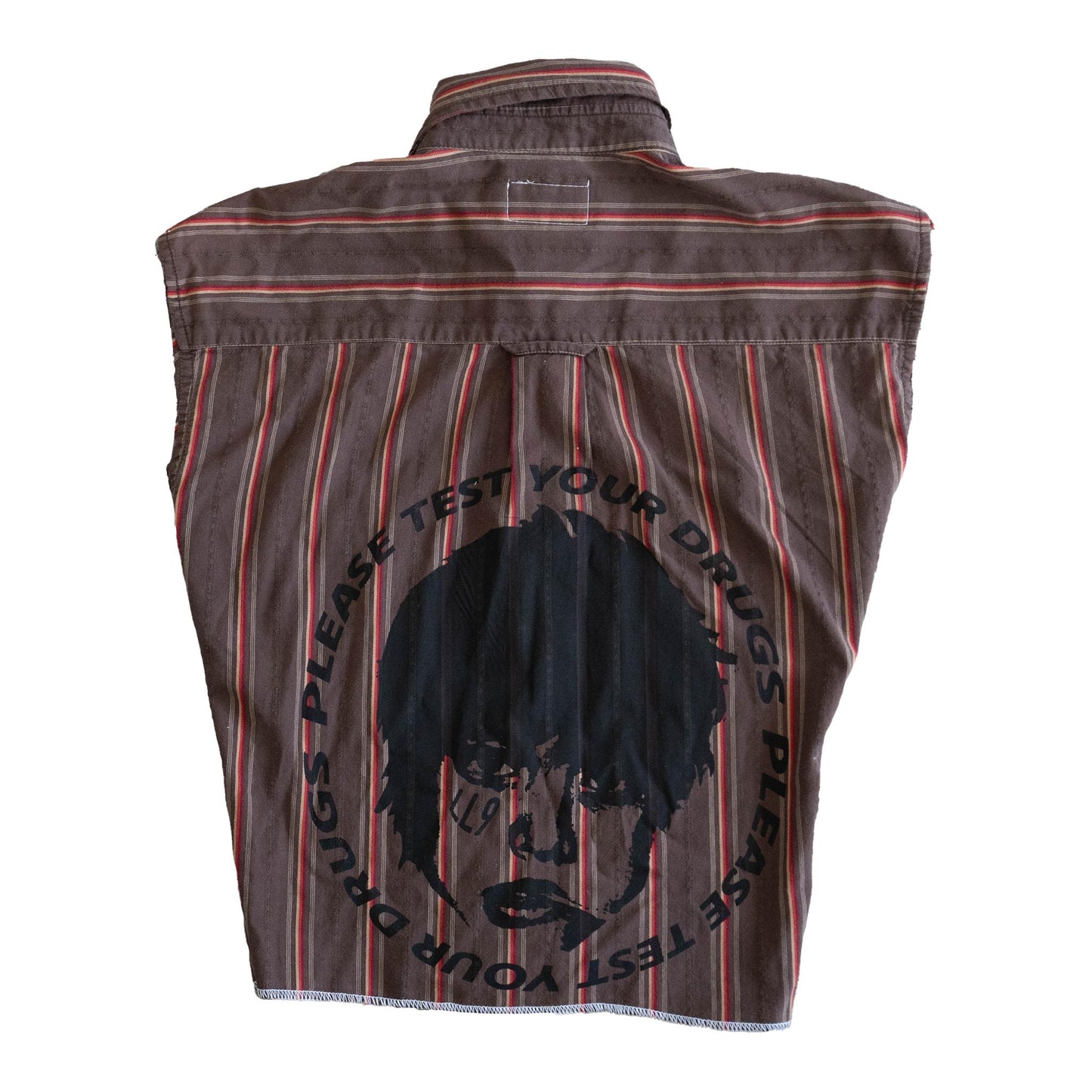 Mini Brown Striped Top