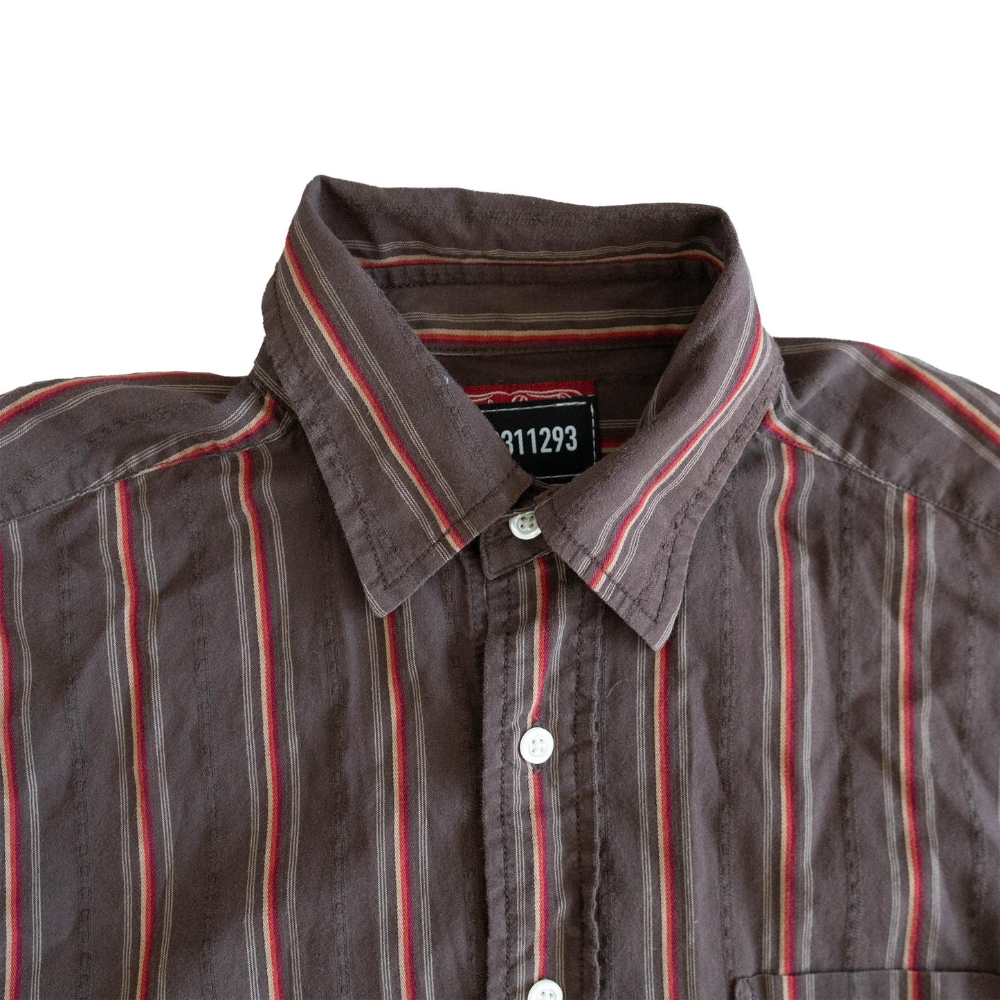Mini Brown Striped Top