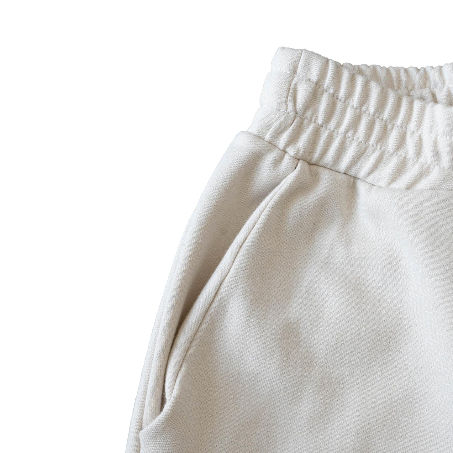 Cream Baggy Sweats