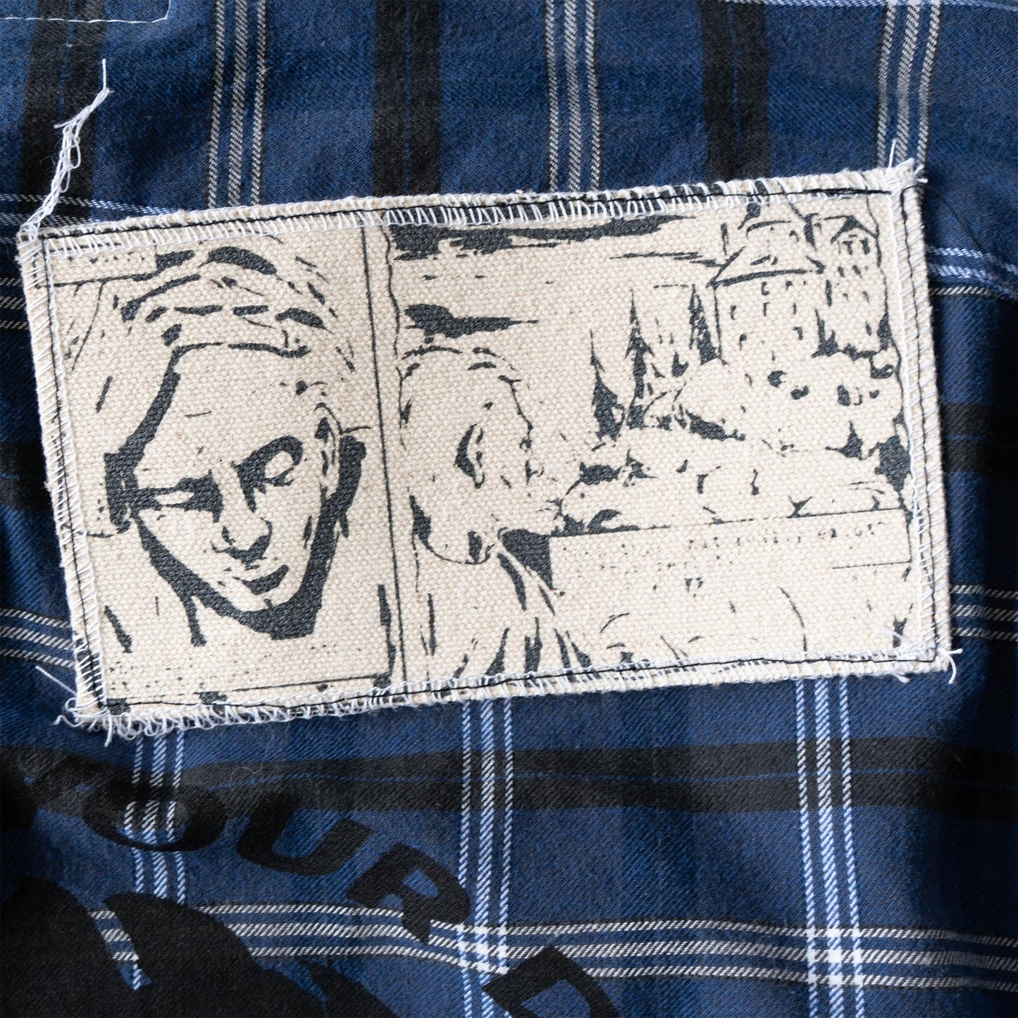 Double Blue Flannel