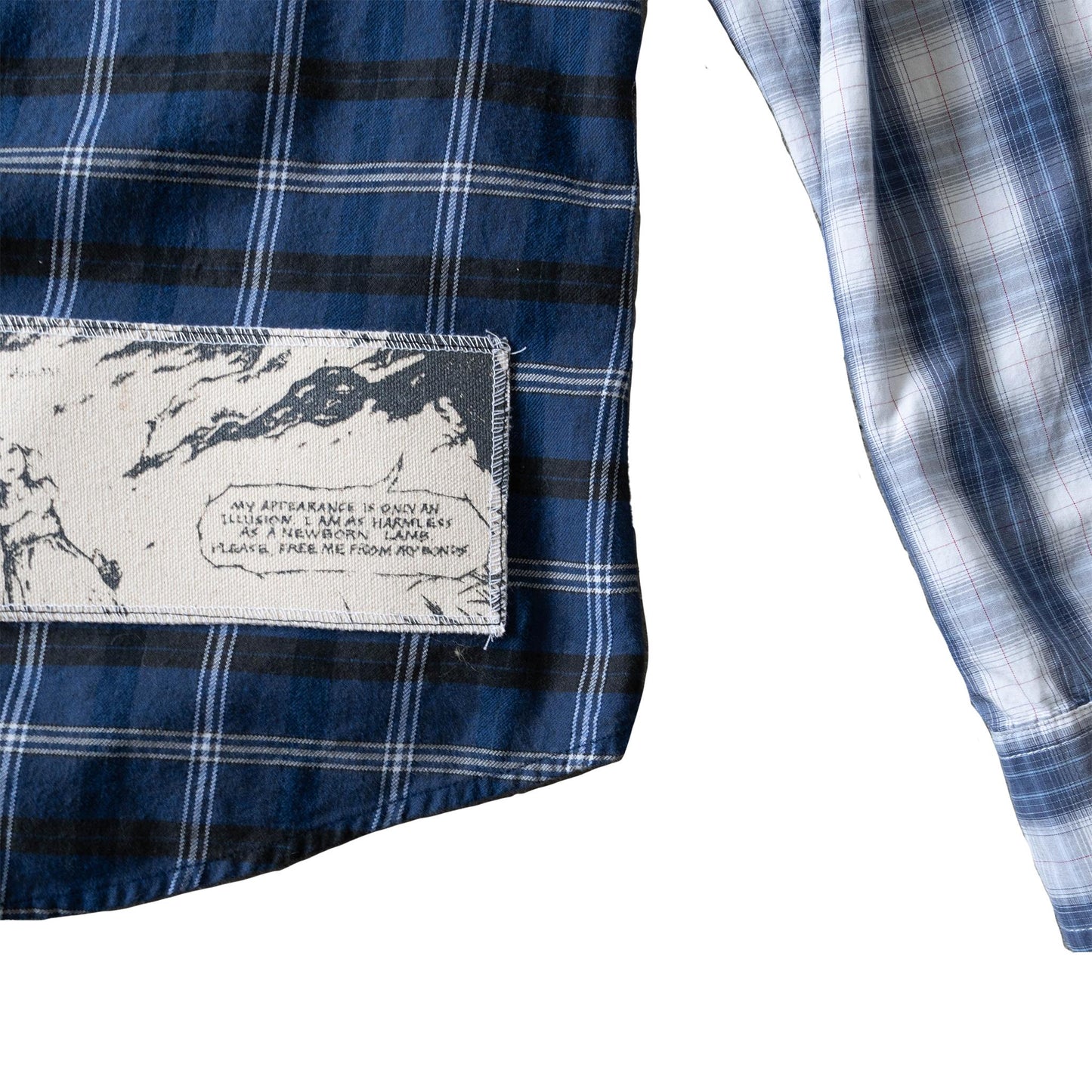 Double Blue Flannel