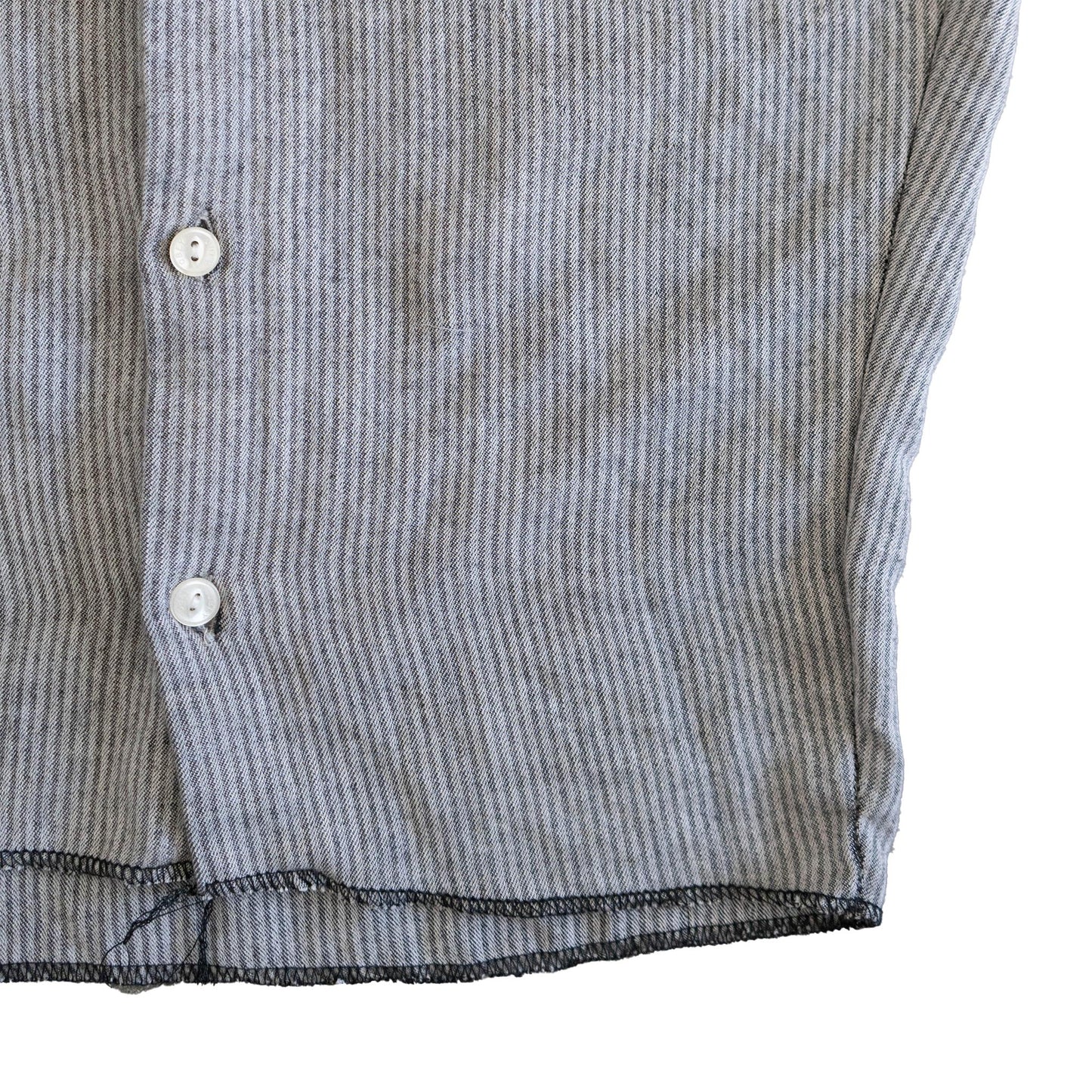 Mini Grey Striped Top