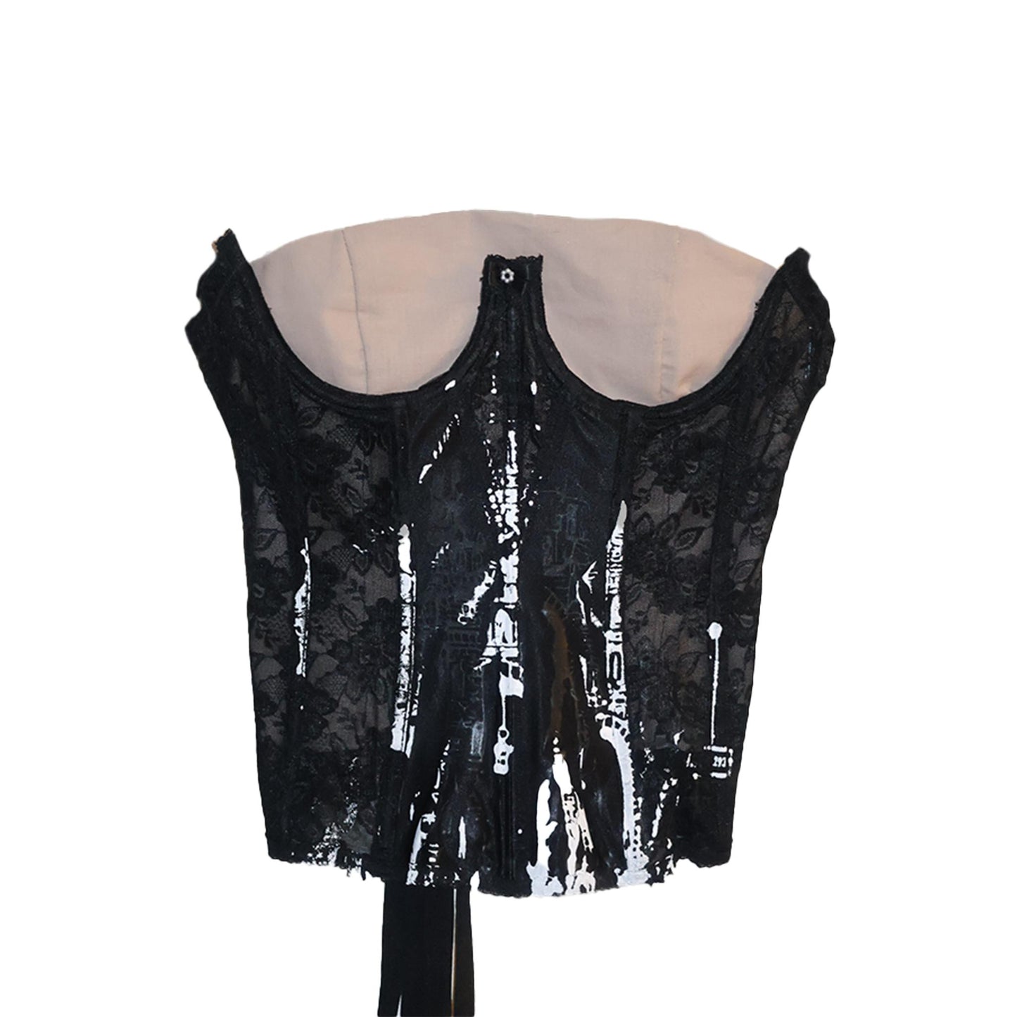 Tan / Black Corset