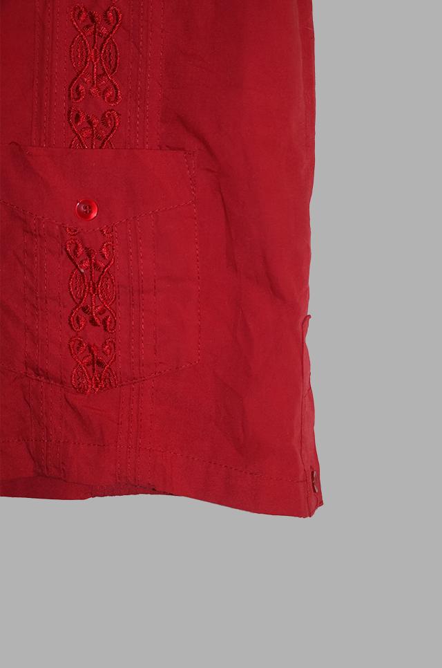 Red Button Up