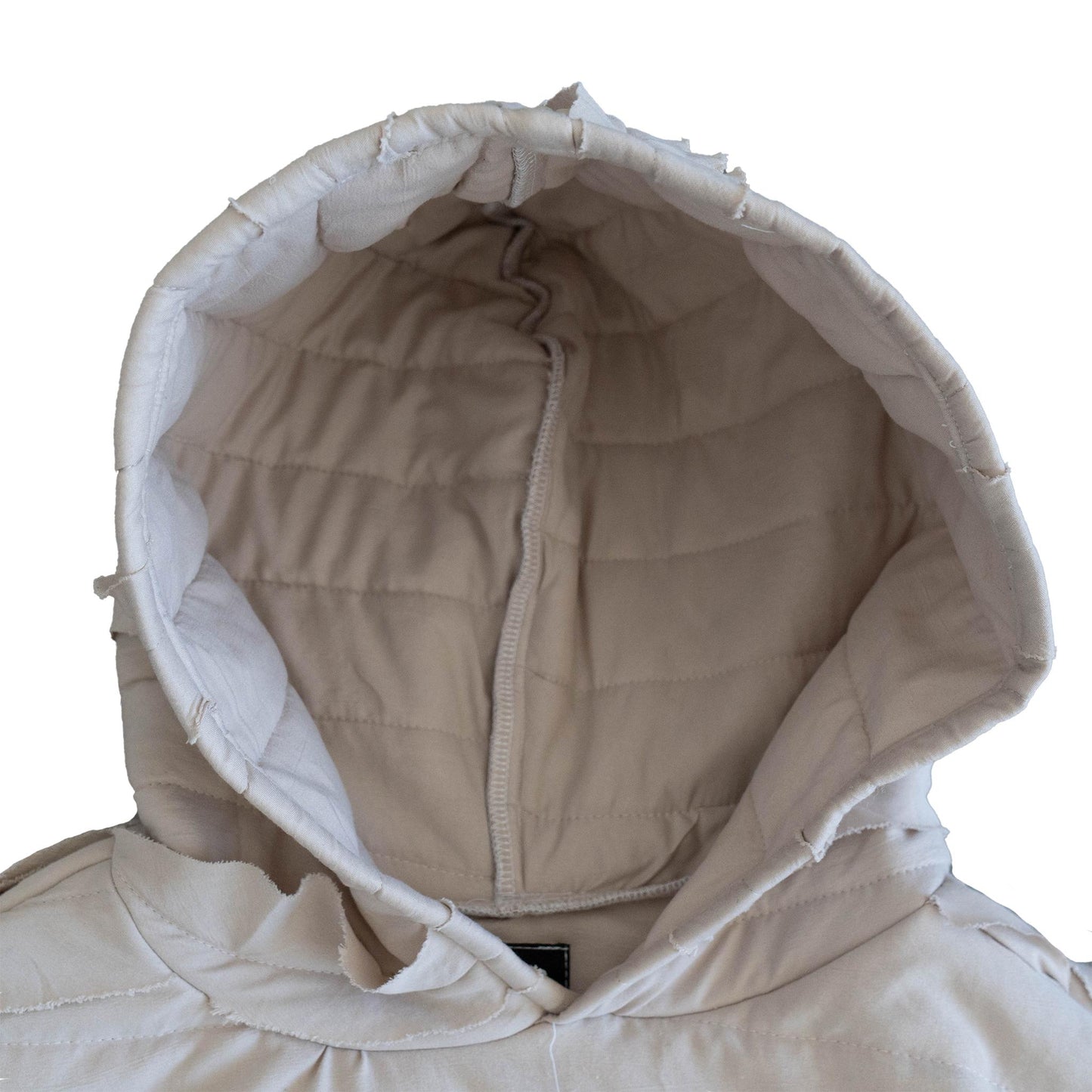 Beige-Hoodie