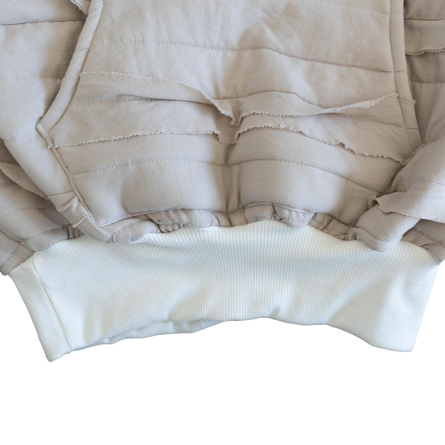 Beige-Hoodie