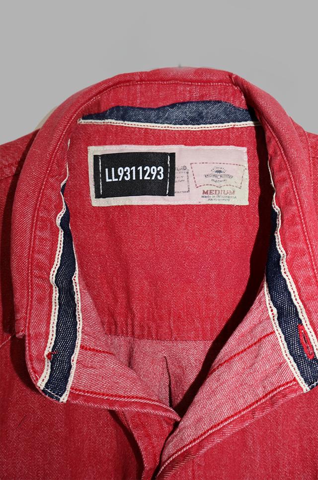 Red Denim LS