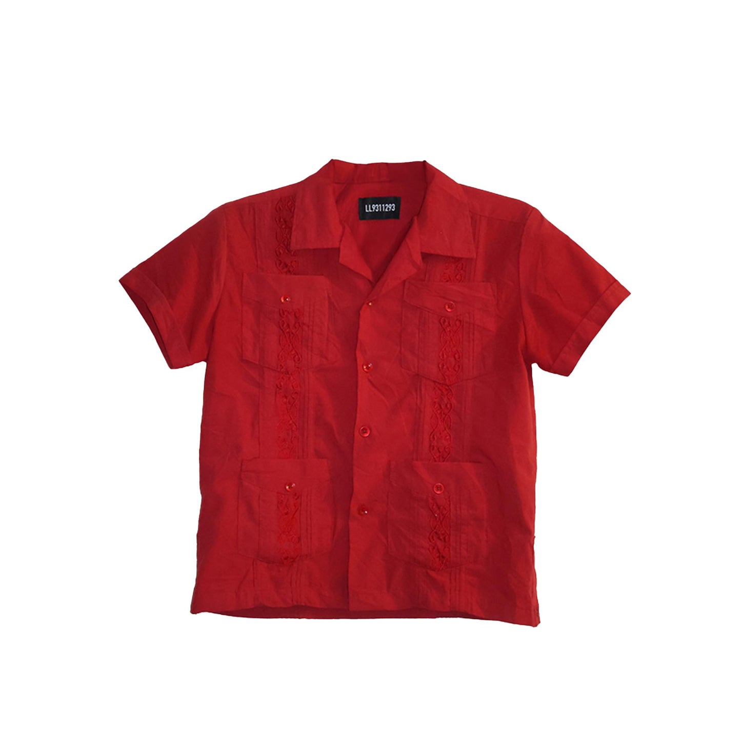 Red Button Up
