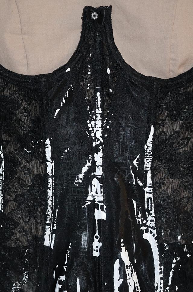 Tan / Black Corset
