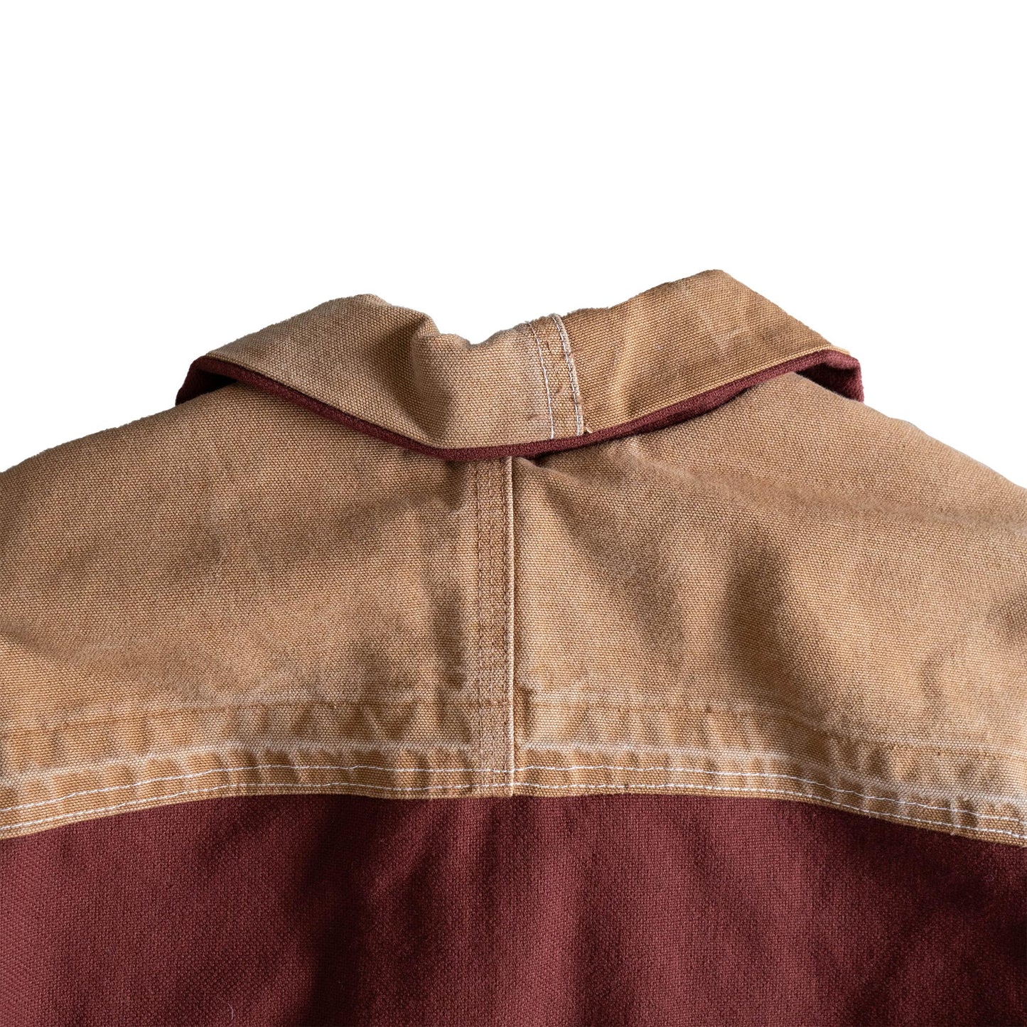 Tan + Maroon Jacket