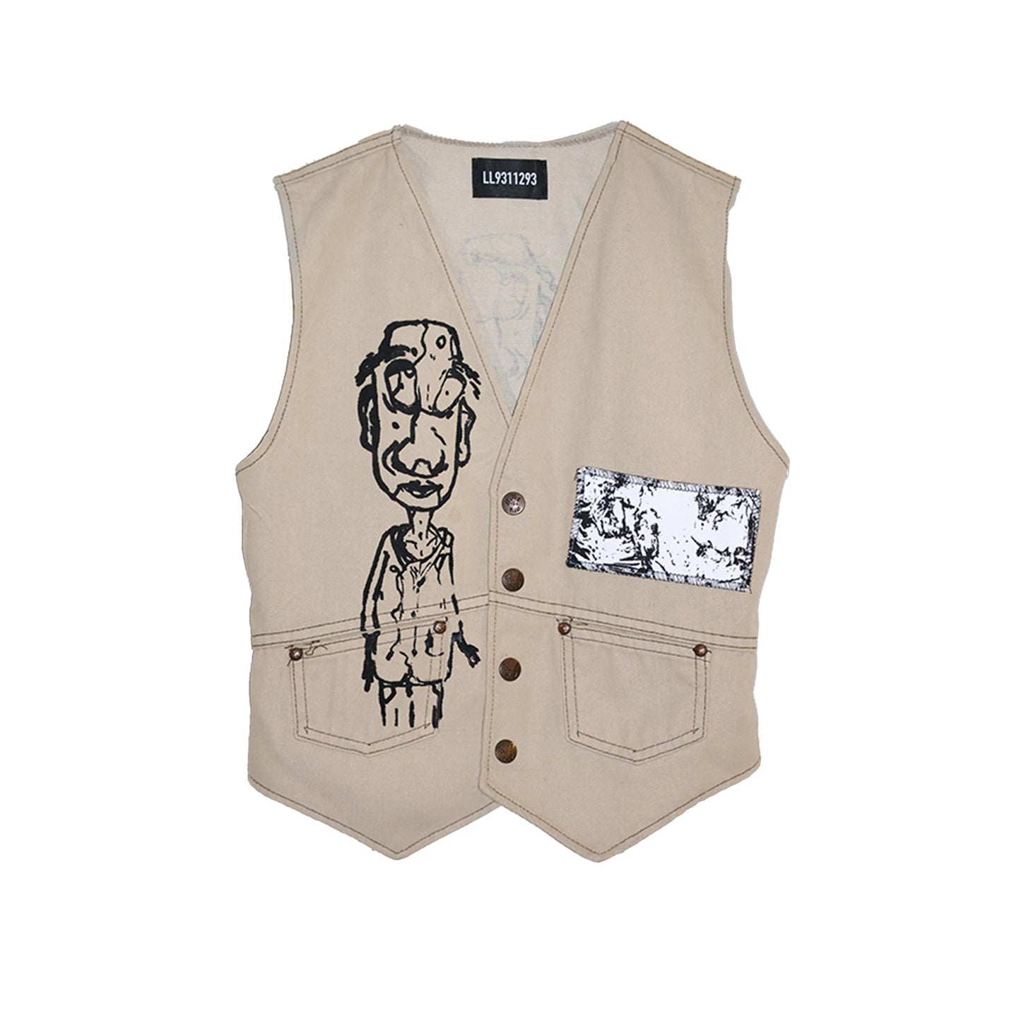 TAN VEST