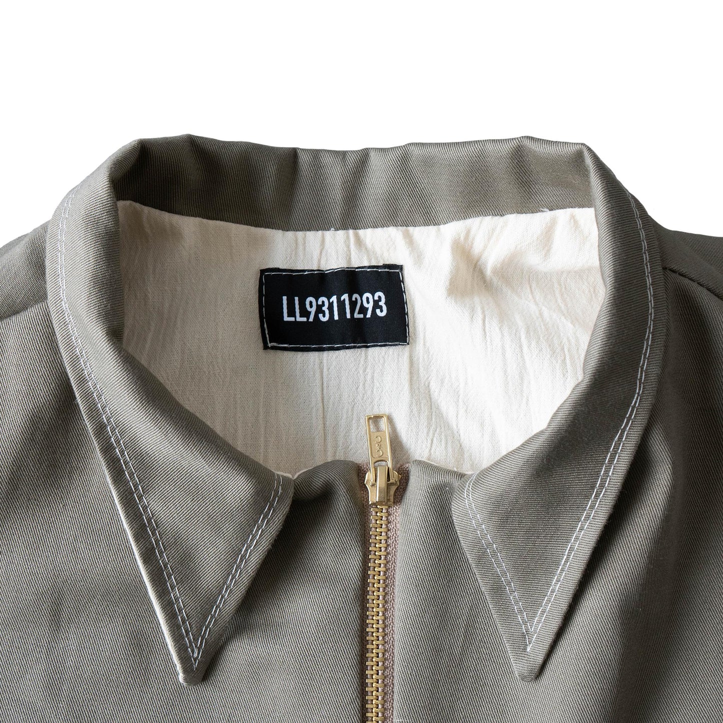 Muted Green Zip-Up Shirt