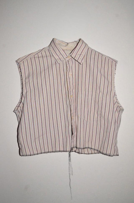 CROPPED STRIPE NO SLEEVE