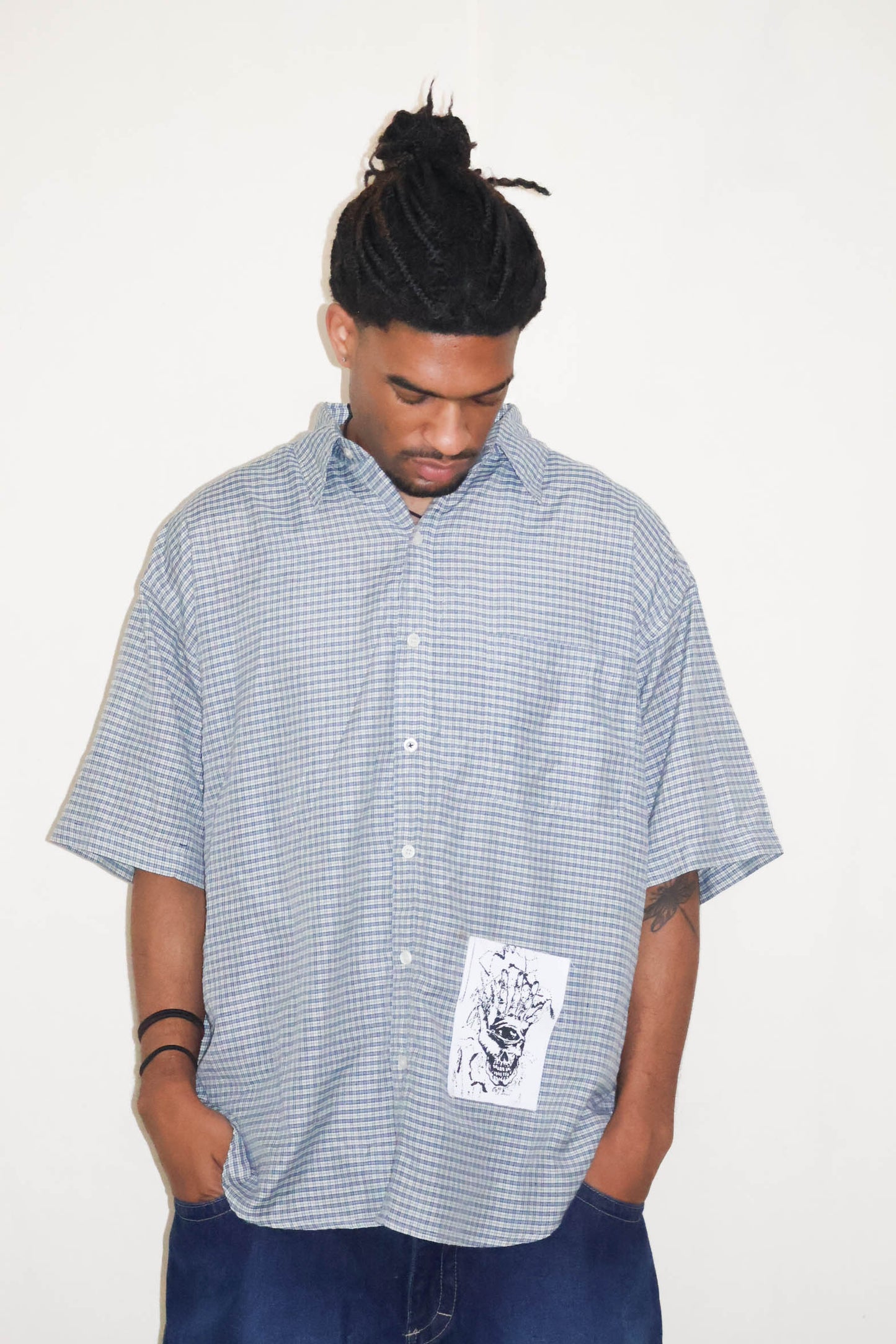 Blue Flannel Button Up