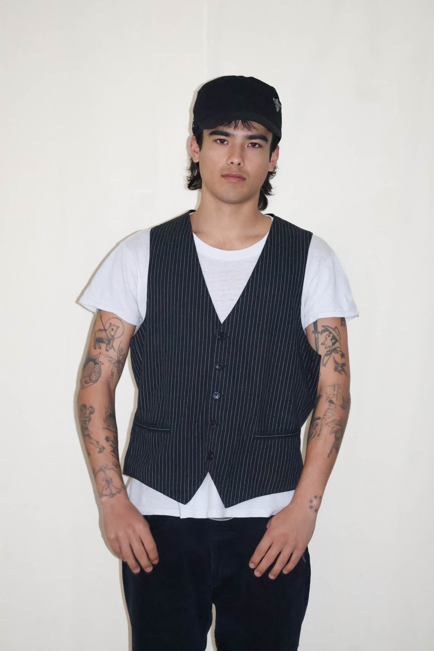 Pinstripe Vest