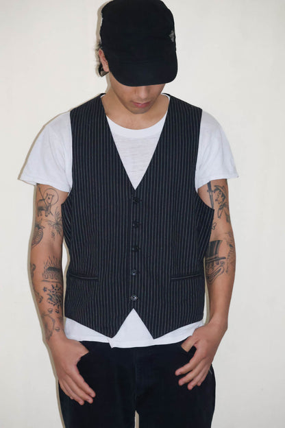 Pinstripe Vest