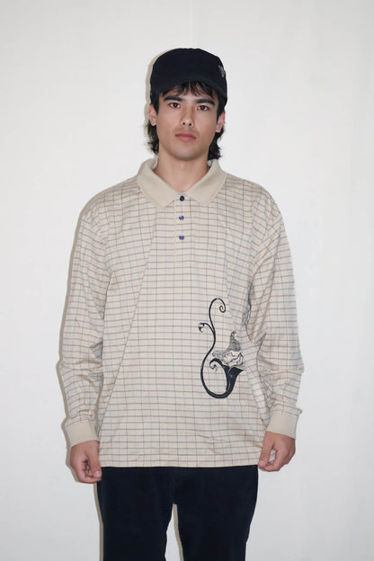 Tan Grid LS