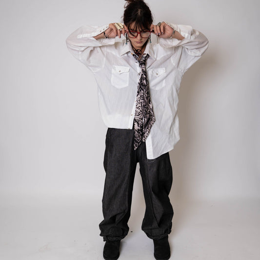 Black Braid Pant