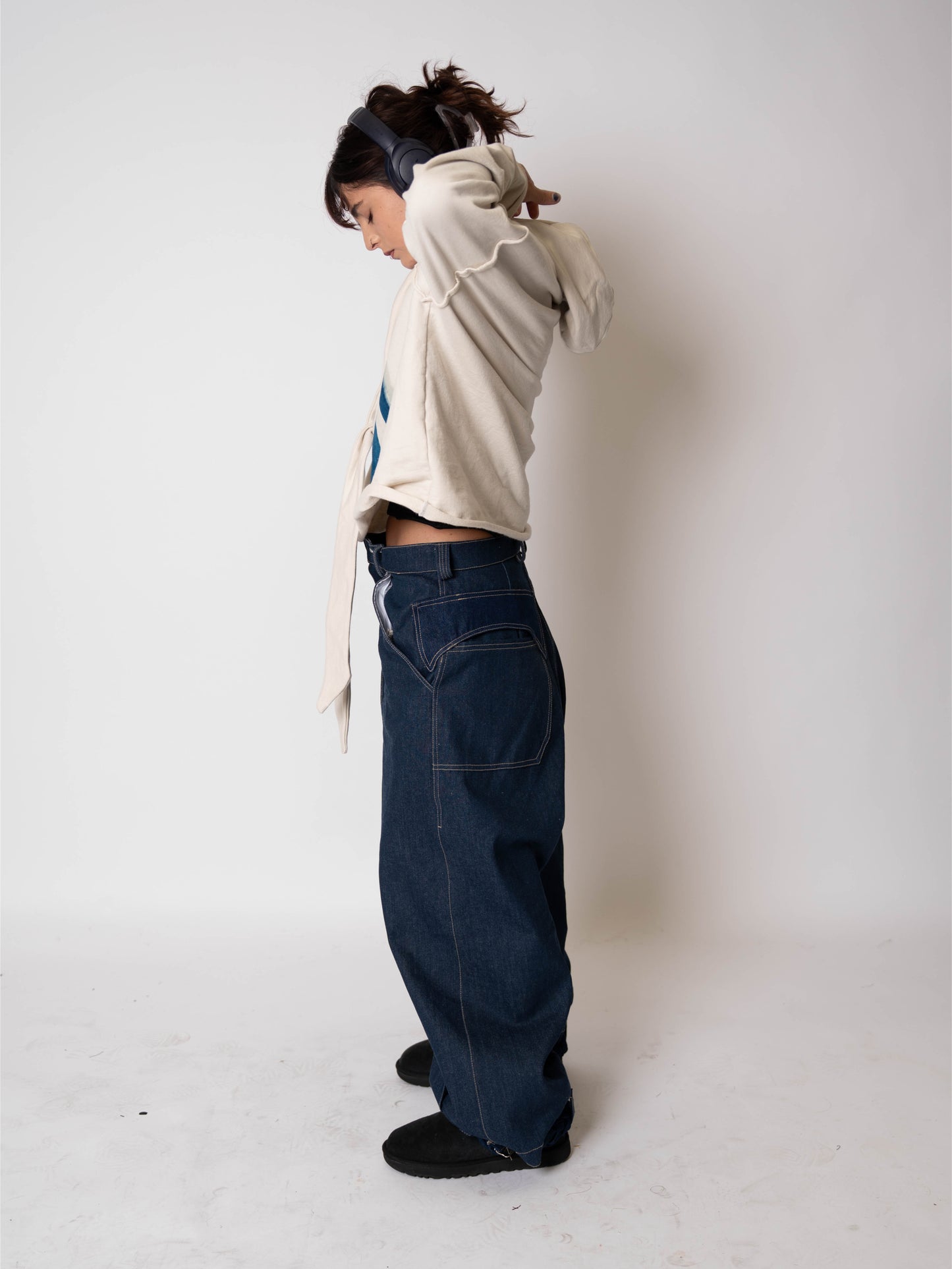 Blue Braid Pant