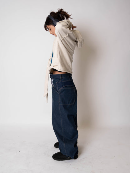Blue Braid Pant