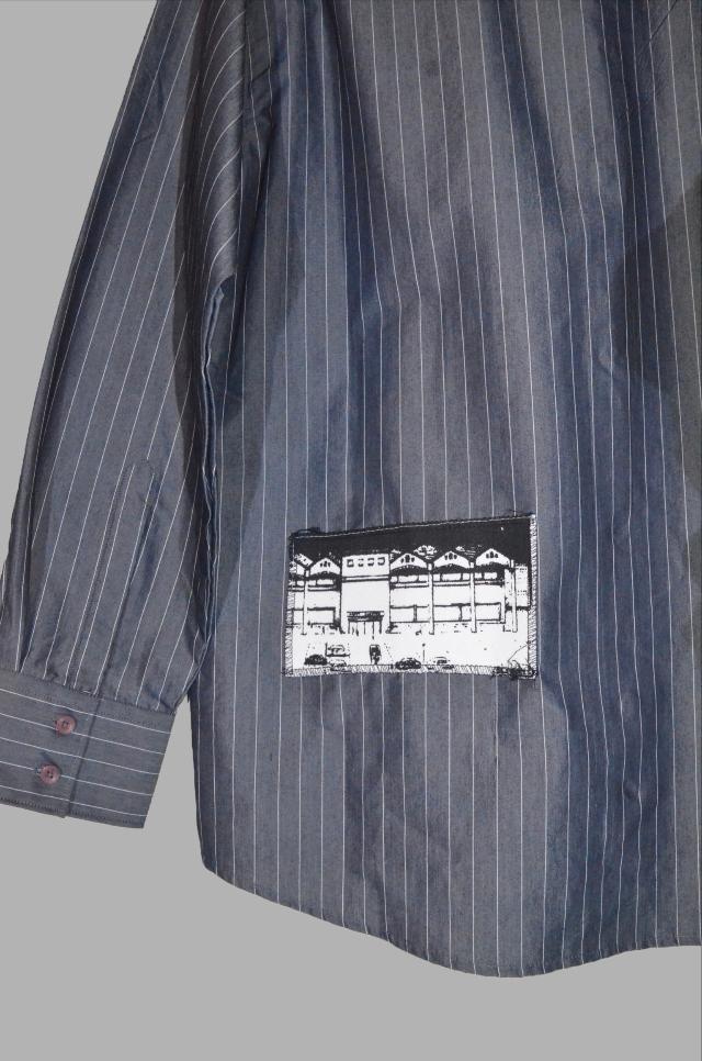 GREY PINSTRIPE