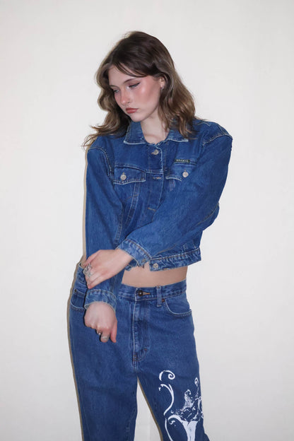 Cropped Denim Jacket