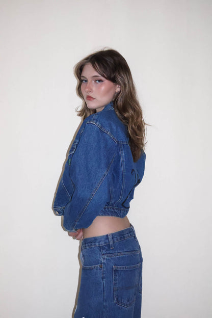 Cropped Denim Jacket