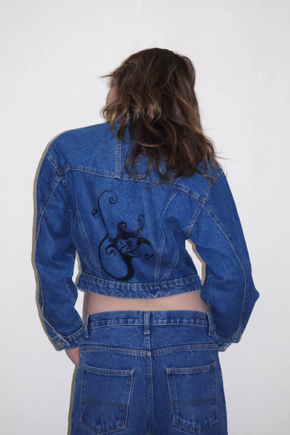 Cropped Denim Jacket