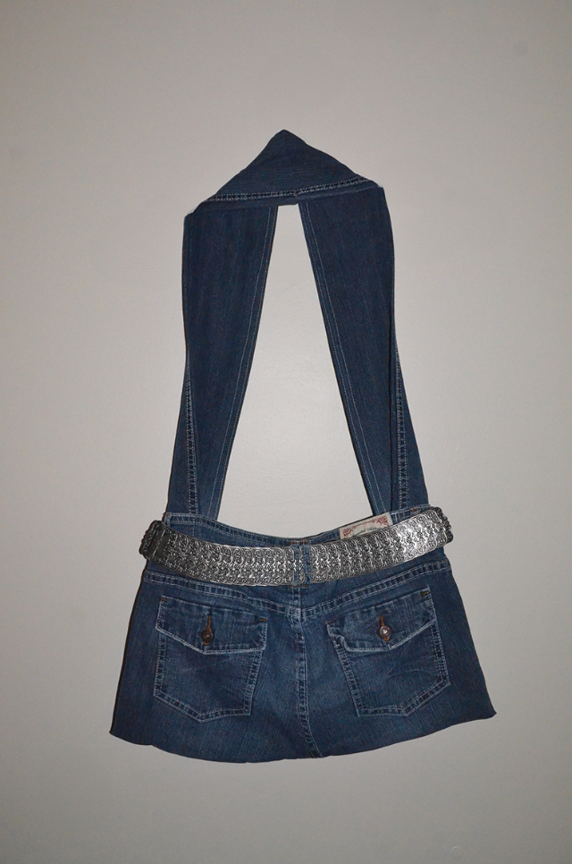 BLUE DENIM BAG