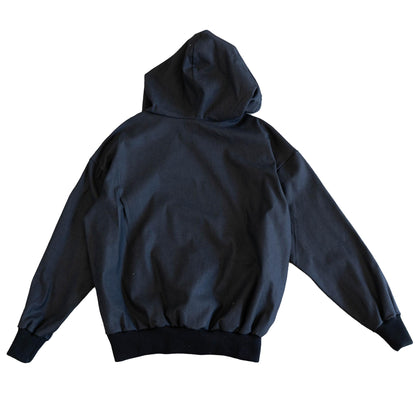 Black Denim Hoodie