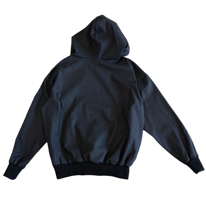 Black Denim Hoodie