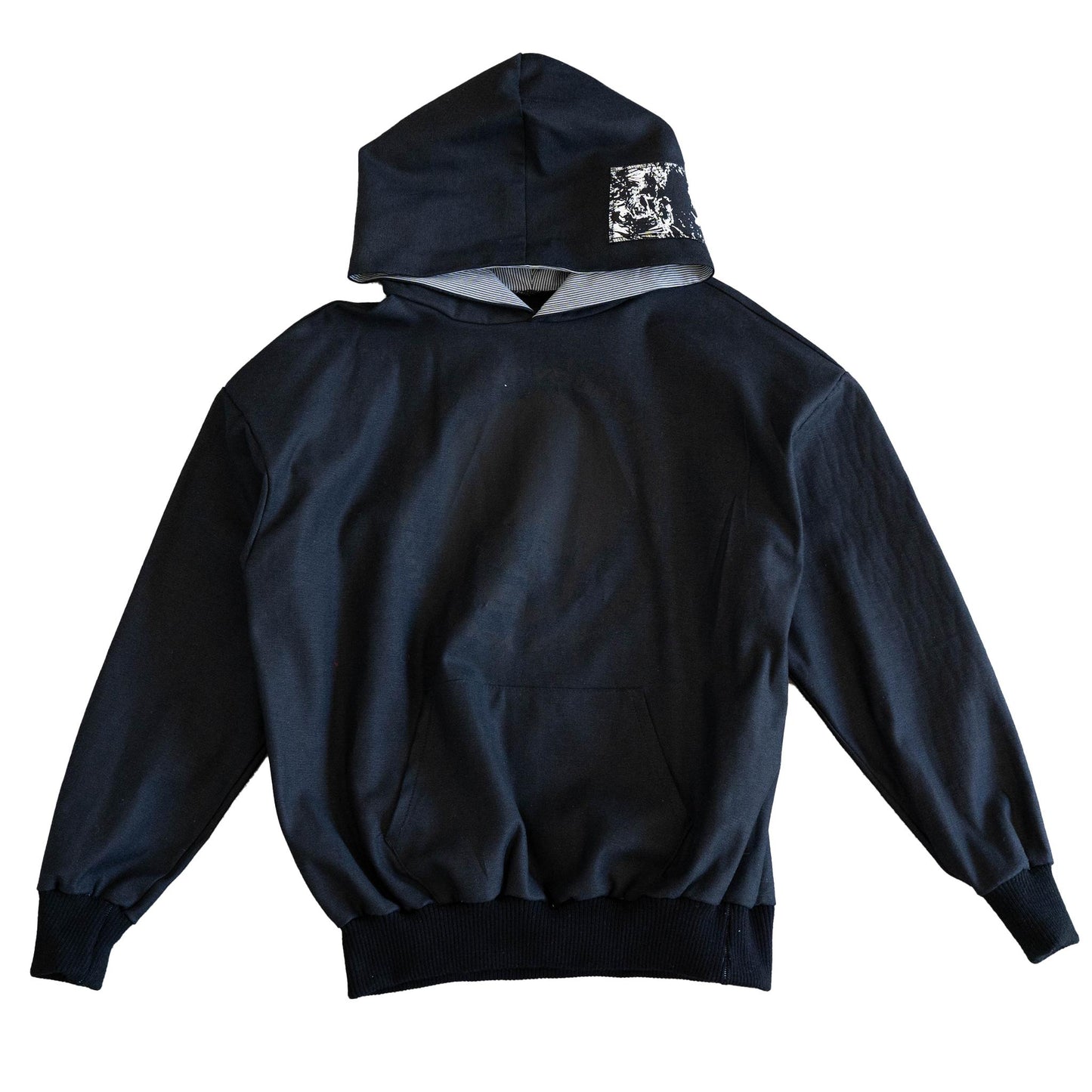 Black Denim Hoodie