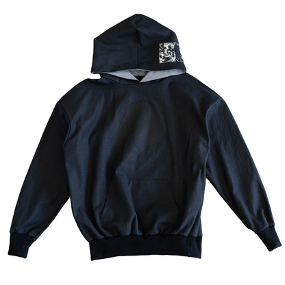 Black Denim Hoodie