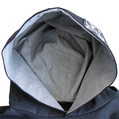 Black Denim Hoodie