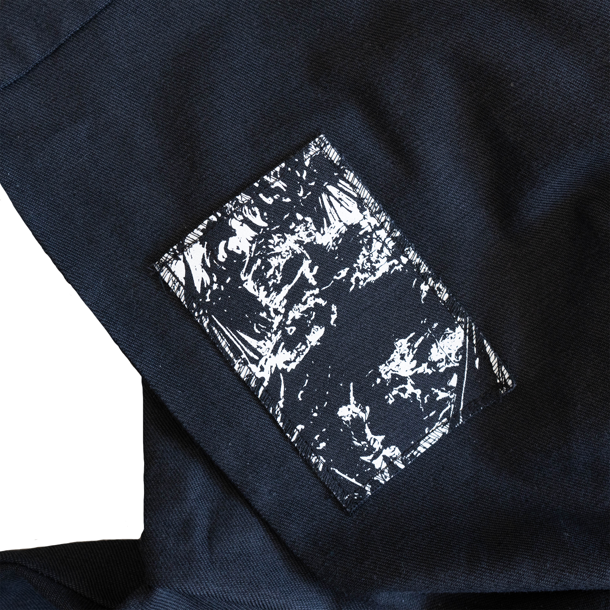 Black Denim Hoodie