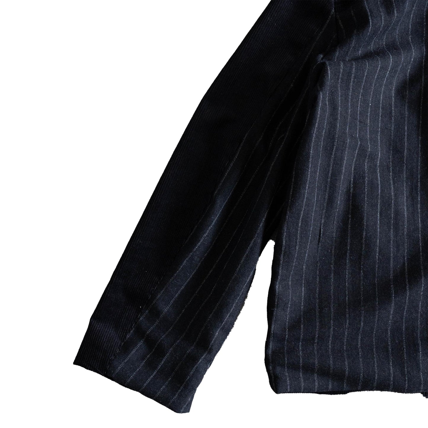Black Pinstripe + Corduroy Jacket
