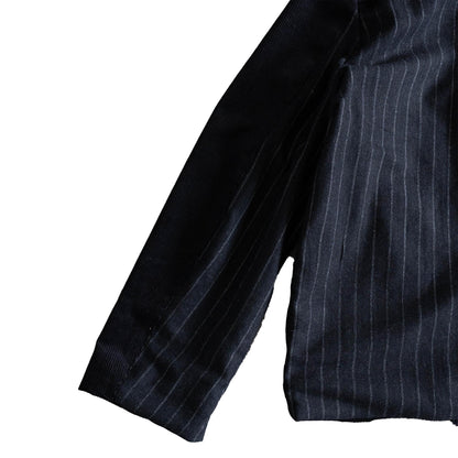 Black Pinstripe + Corduroy Jacket