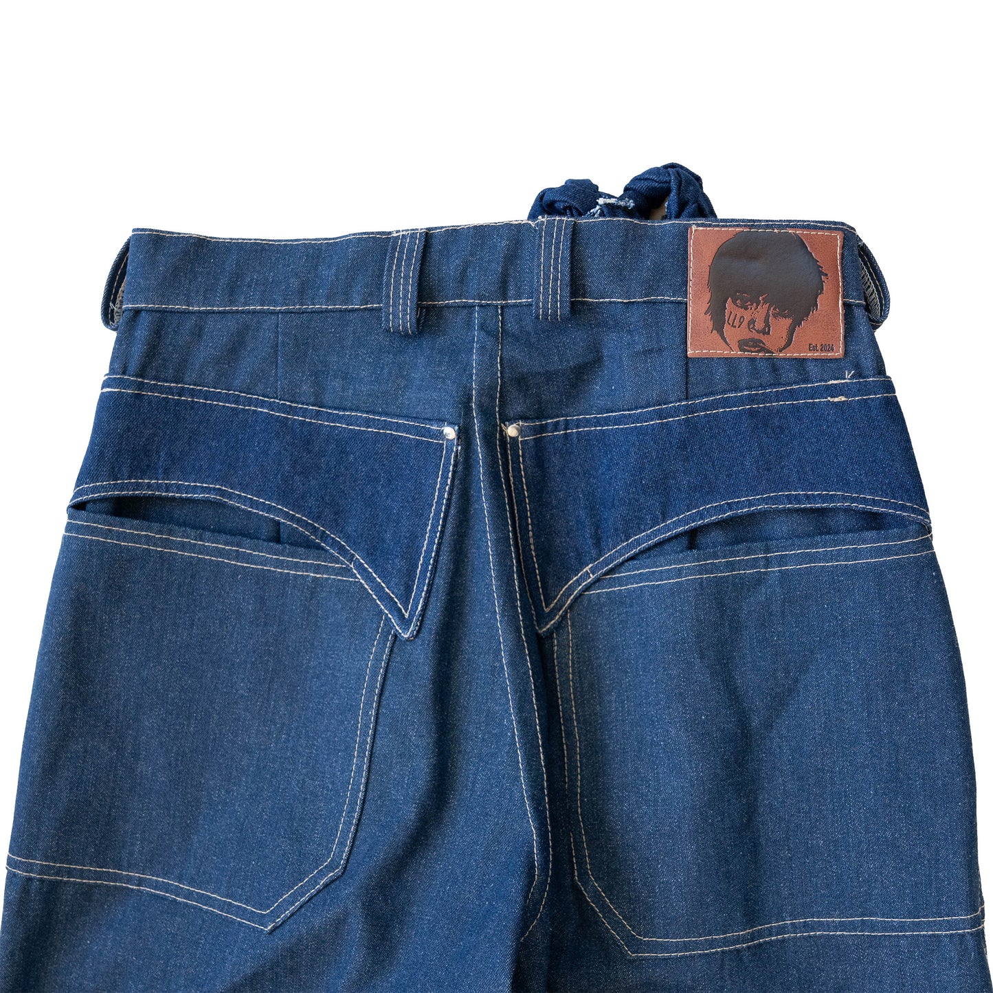 Blue Braid Pant