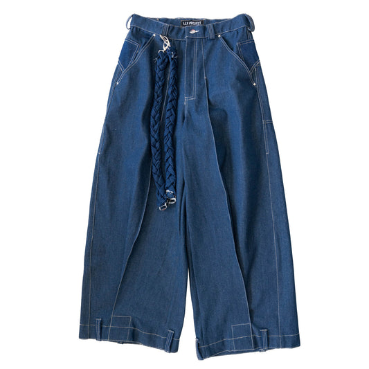 Blue Braid Pant