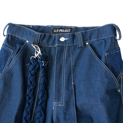 Blue Braid Pant