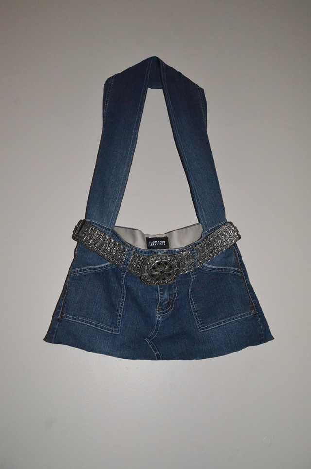 BLUE DENIM BAG