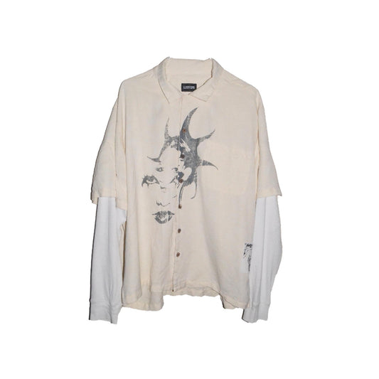 CREAM LAYERED LONG SLEEVE