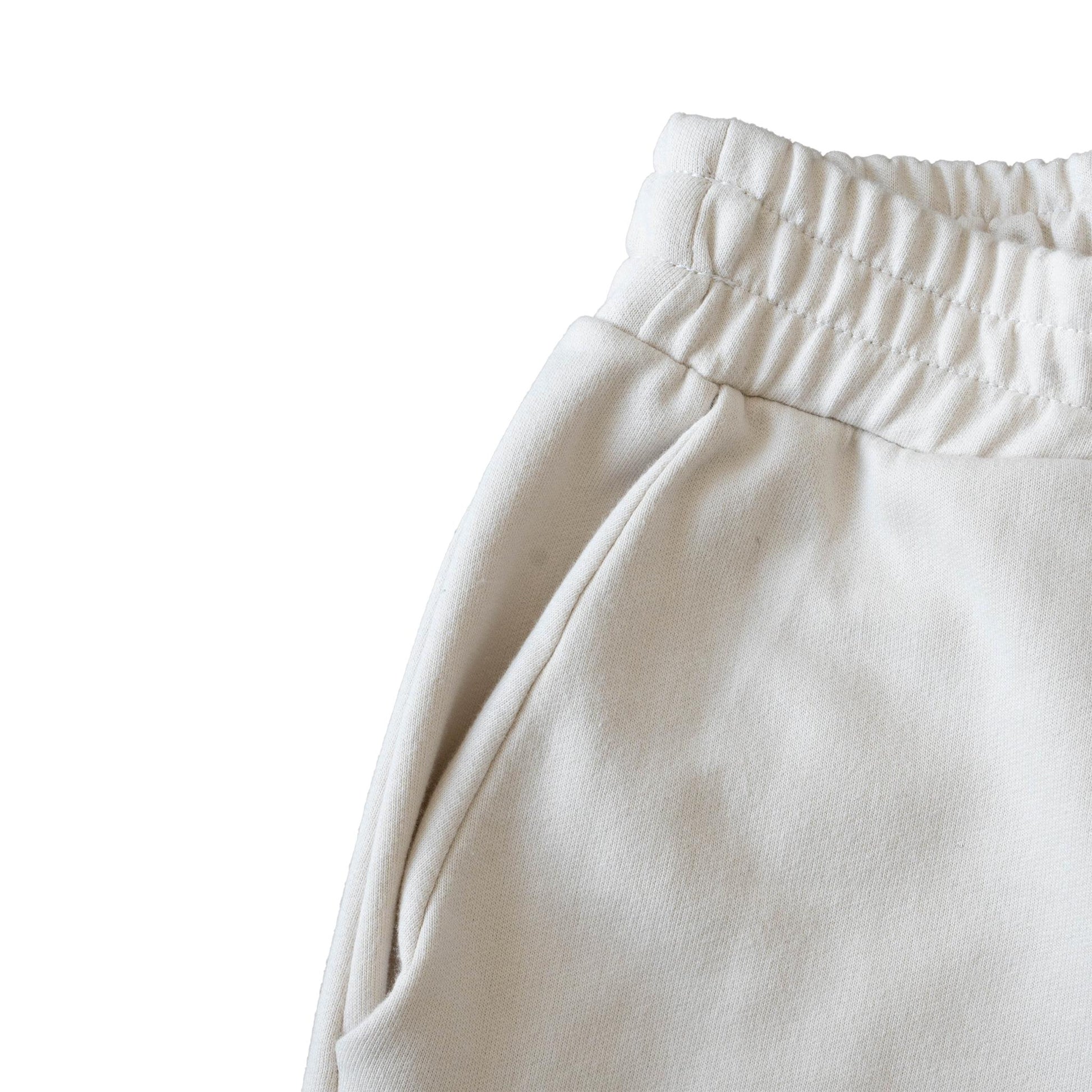 Cream Baggy Sweats