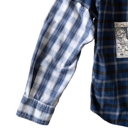Double Blue Flannel