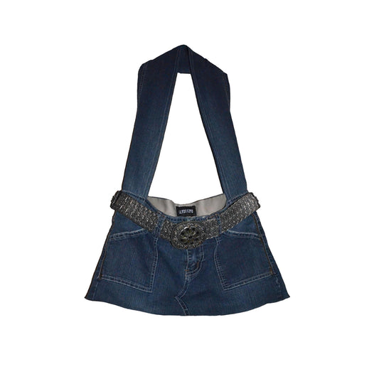 BLUE DENIM BAG