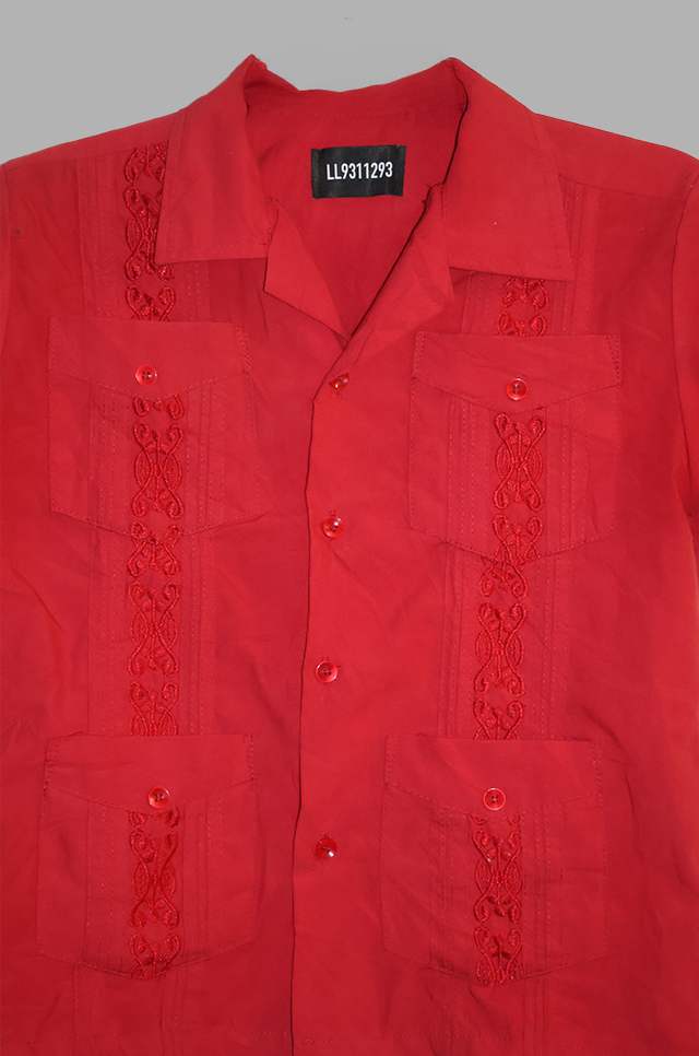 Red Button Up