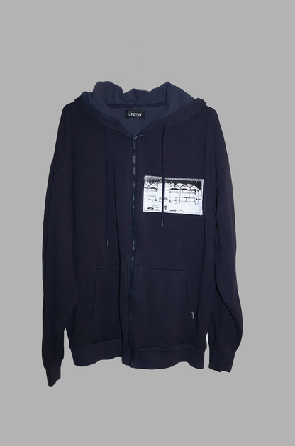 Navy Zip-Up Hoodie