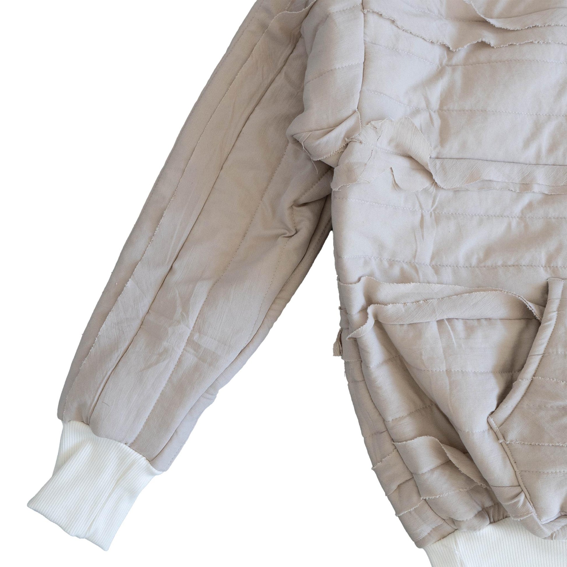 Beige-Hoodie